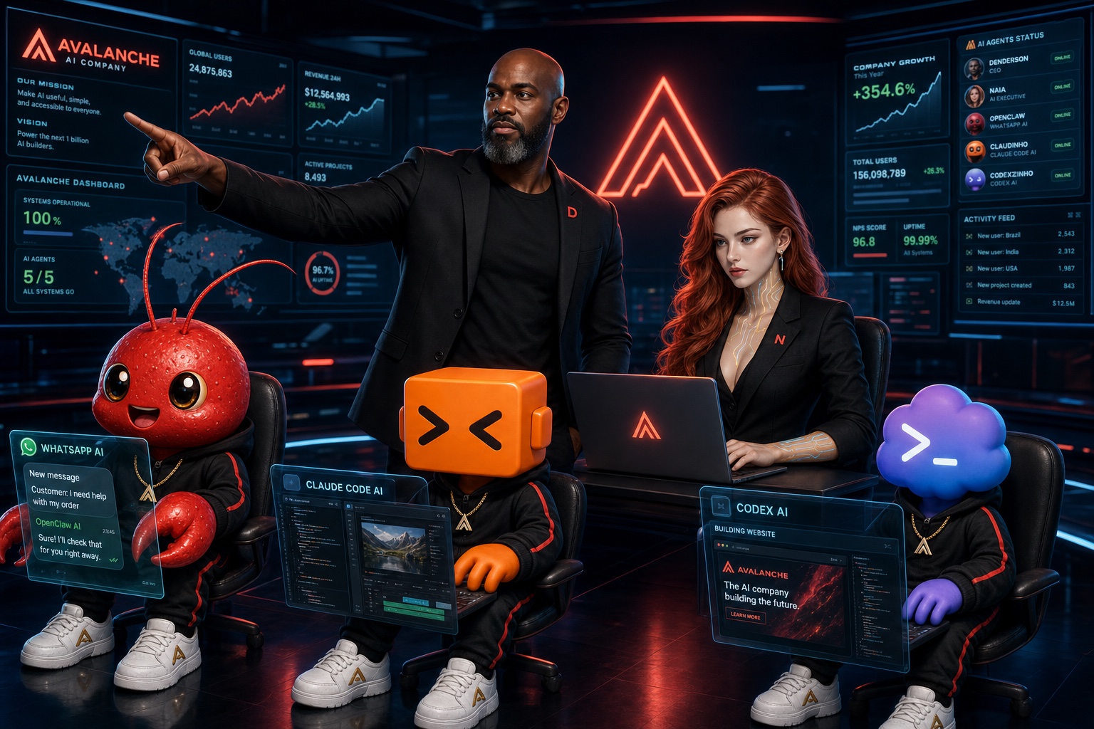 Squad Naia, o time de agentes de IA que opera a sua empresa